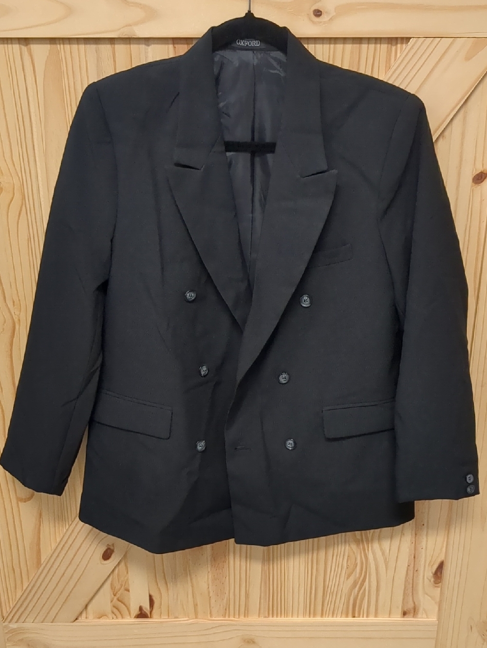 Oxford Women's Black Blazer Coat